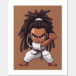 Karate Chibi Boy Posters and Art